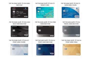 Thẻ tín dụng quốc tế Shinhan Visa Travel Hạng Bạch Kim